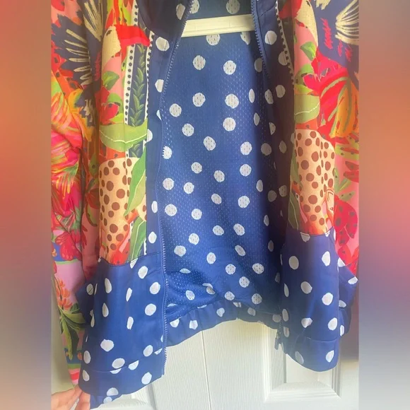 NEW Farm Rio Tropical Floral Jacket - Picture 7 of 12